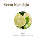 Postres con brillo cítrico gracias a Young Living Lime Vitality.