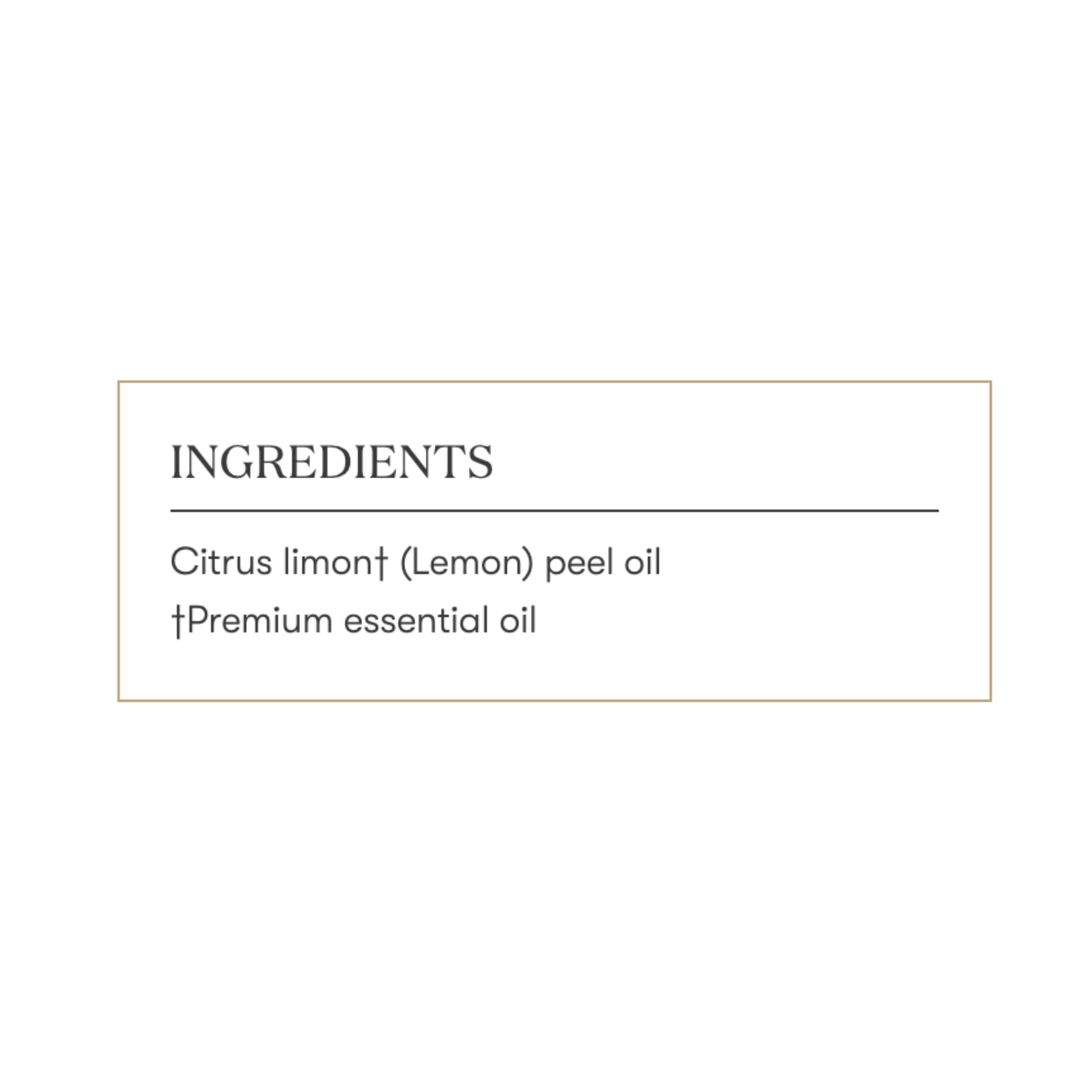 Young Living Limón: aceite de calidad auténtica para perfumar textiles.
