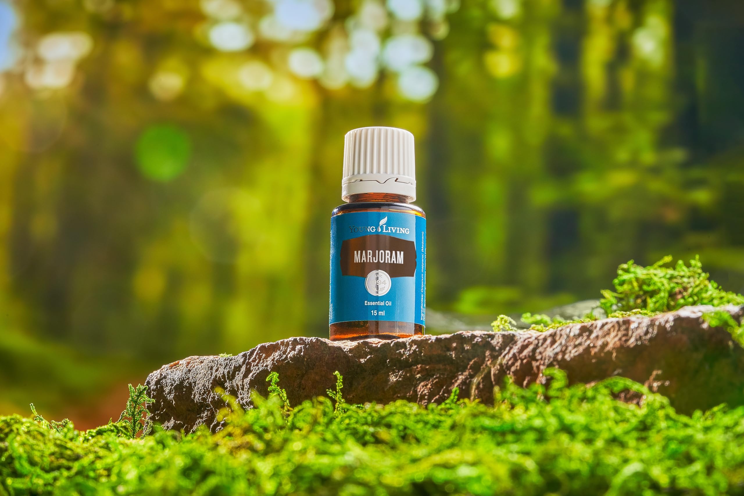 Young Living Mejorana botella con cuentagotas lista para difusión