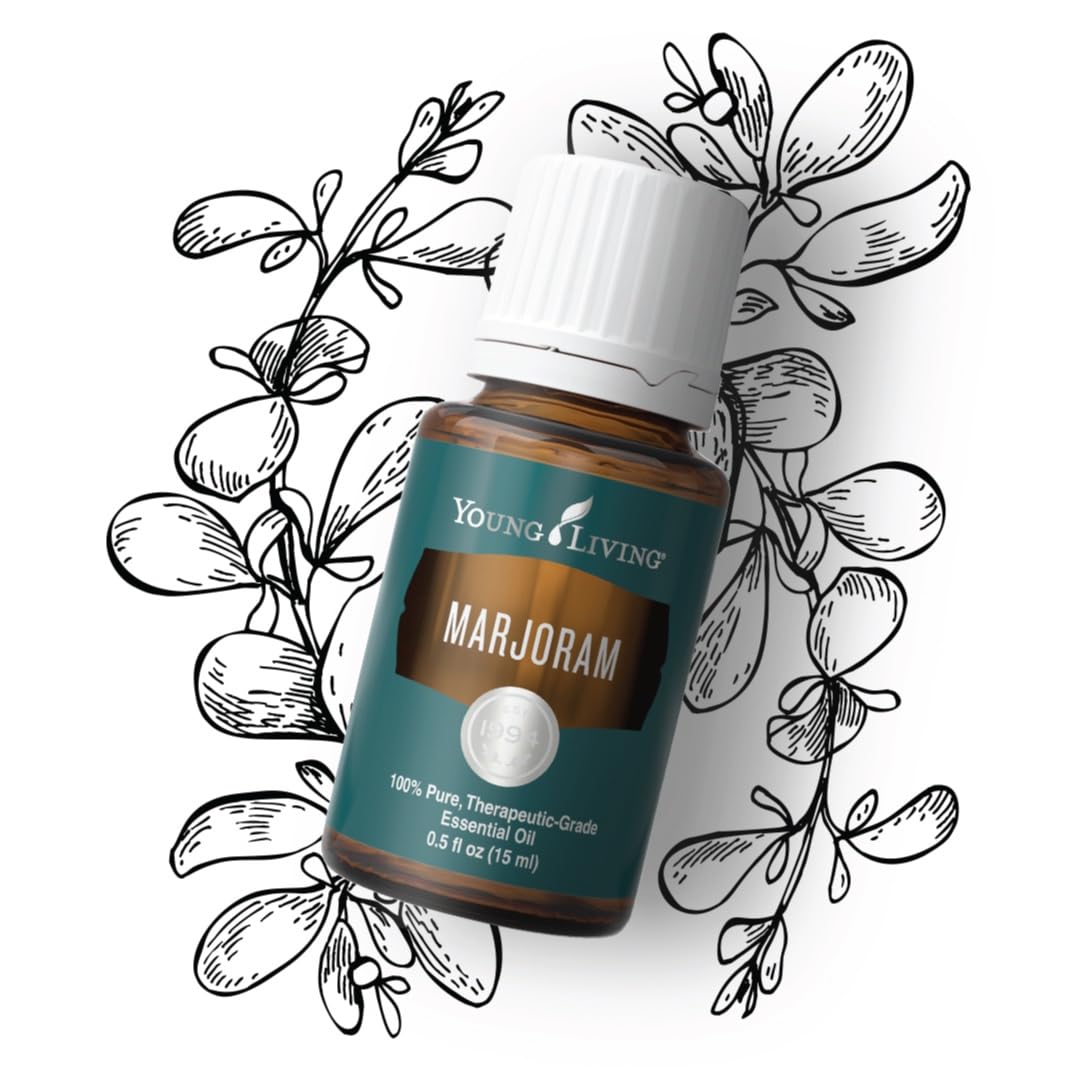 Young Living Mejorana botella para masaje suave con aceite esencial diluido