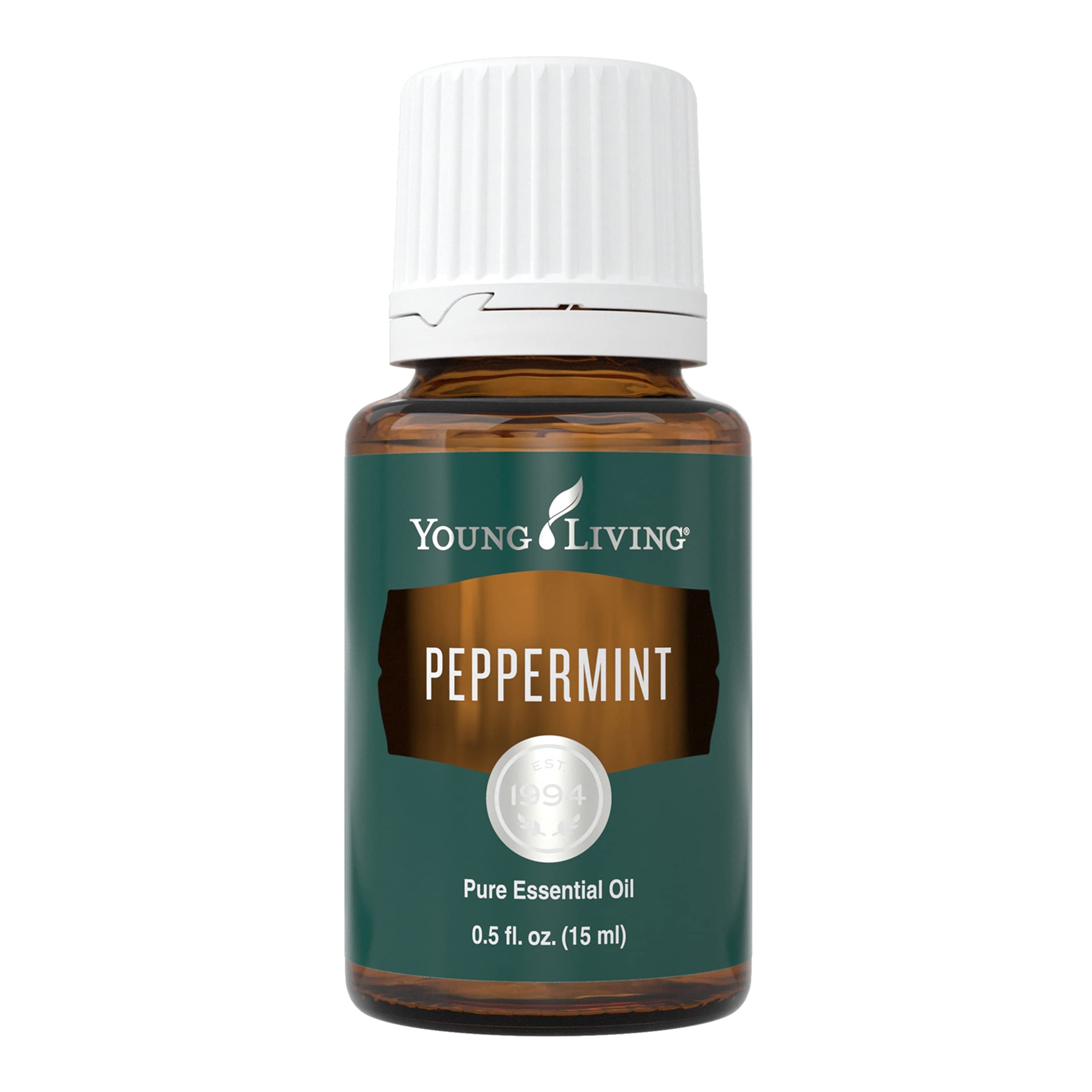 Young Living Menta, botella: aroma fresco que aumenta la sensación de frescura en cualquier ambiente.