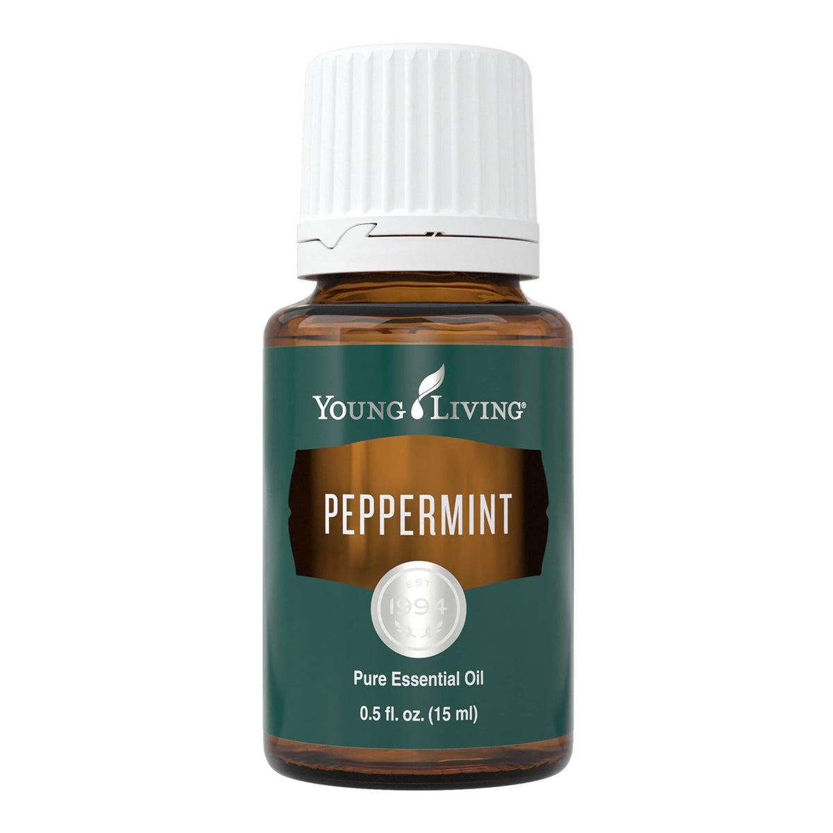 Young Living Menta, botella: aroma fresco que aumenta la sensación de frescura en cualquier ambiente.