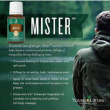 Young Living Mister Premium, aromaterapia para equilibrio emocional en momentos de estrés.