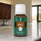 Young Living Myrtle Aplicación Cabello: favorece el brillo natural sin irritación.