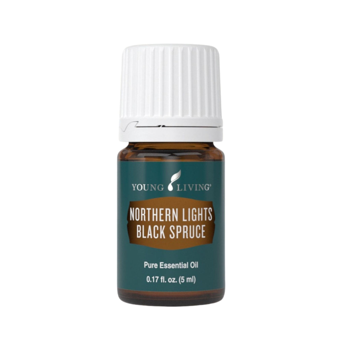 Young Living Northern Black Spruce esencia 5ml, aroma terroso para relajación.