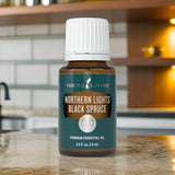 Ambiente sereno con aroma calmante de Northern Lights Black Spruce
