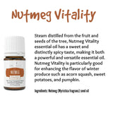 Young Living Nutmeg Vitality funciona bien en bebidas y postres
