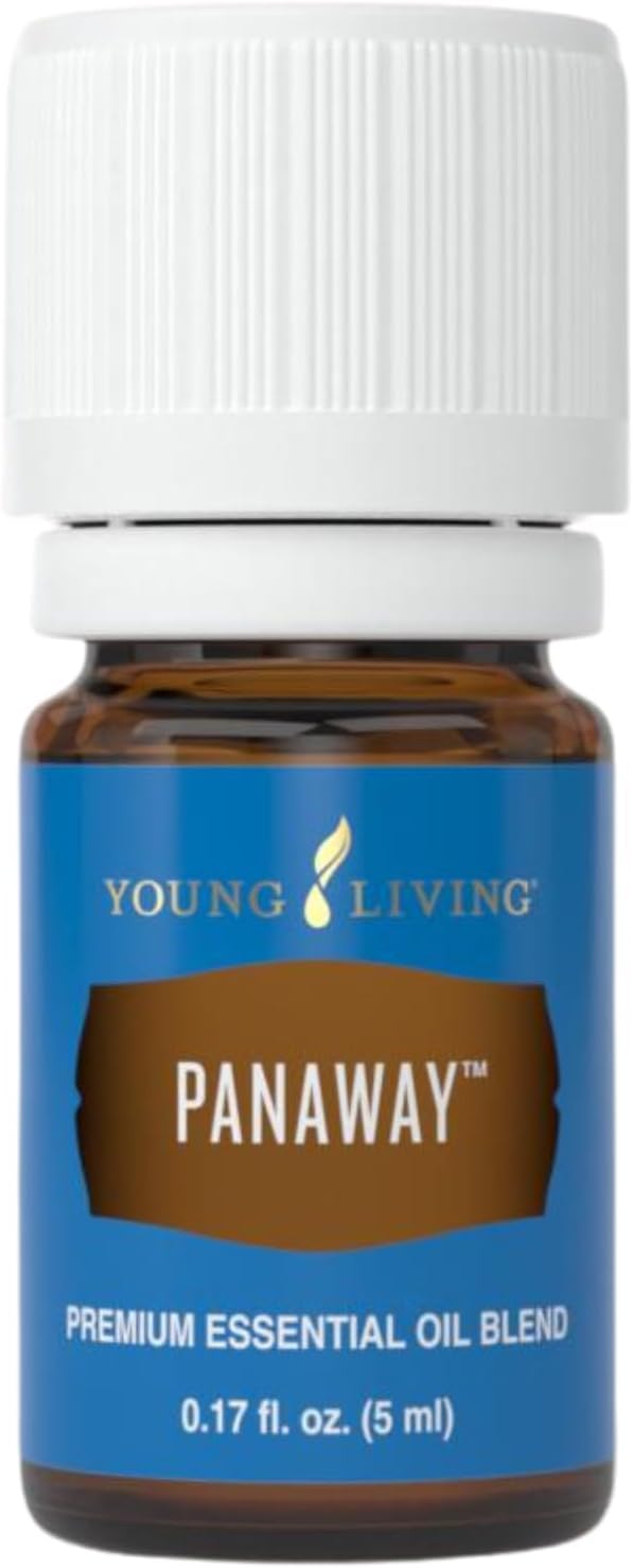 Young Living PanAway 5 ml, botella compacta para uso diario tras actividad física.