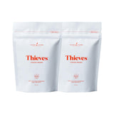 Pastillas Young Living Thieves con mentol, sensación refrescante para la garganta.