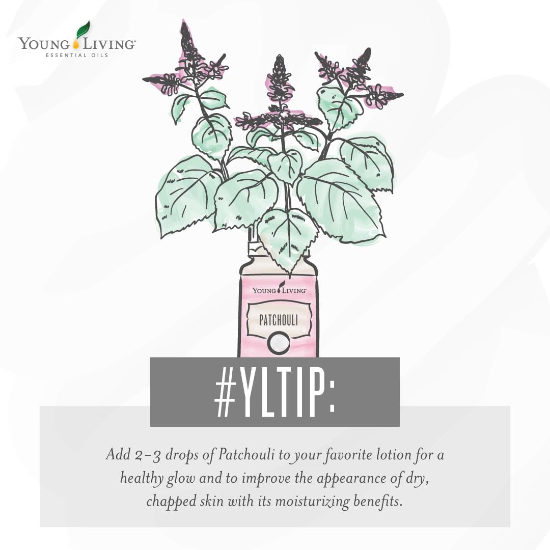 Difusión suave de Patchouli para un ambiente calmado con Young Living