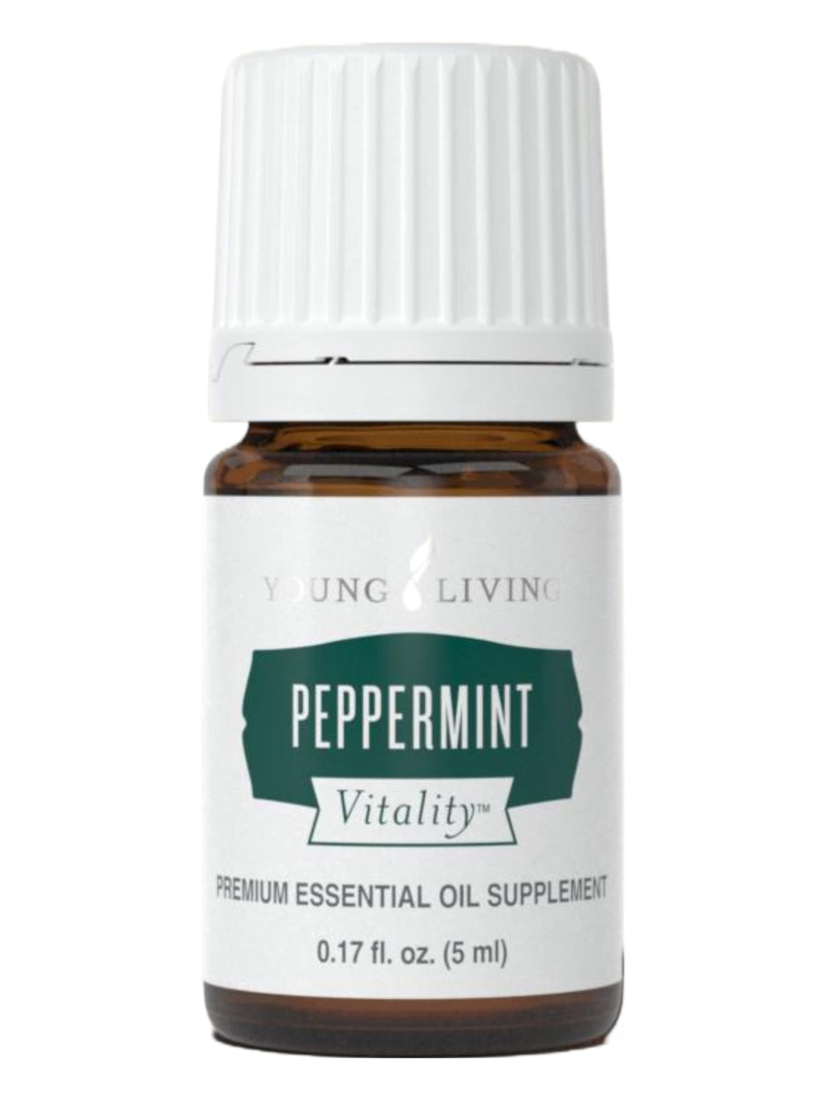 Young Living Peppermint Vitality: botella de aceite puro para aromaterapia diaria