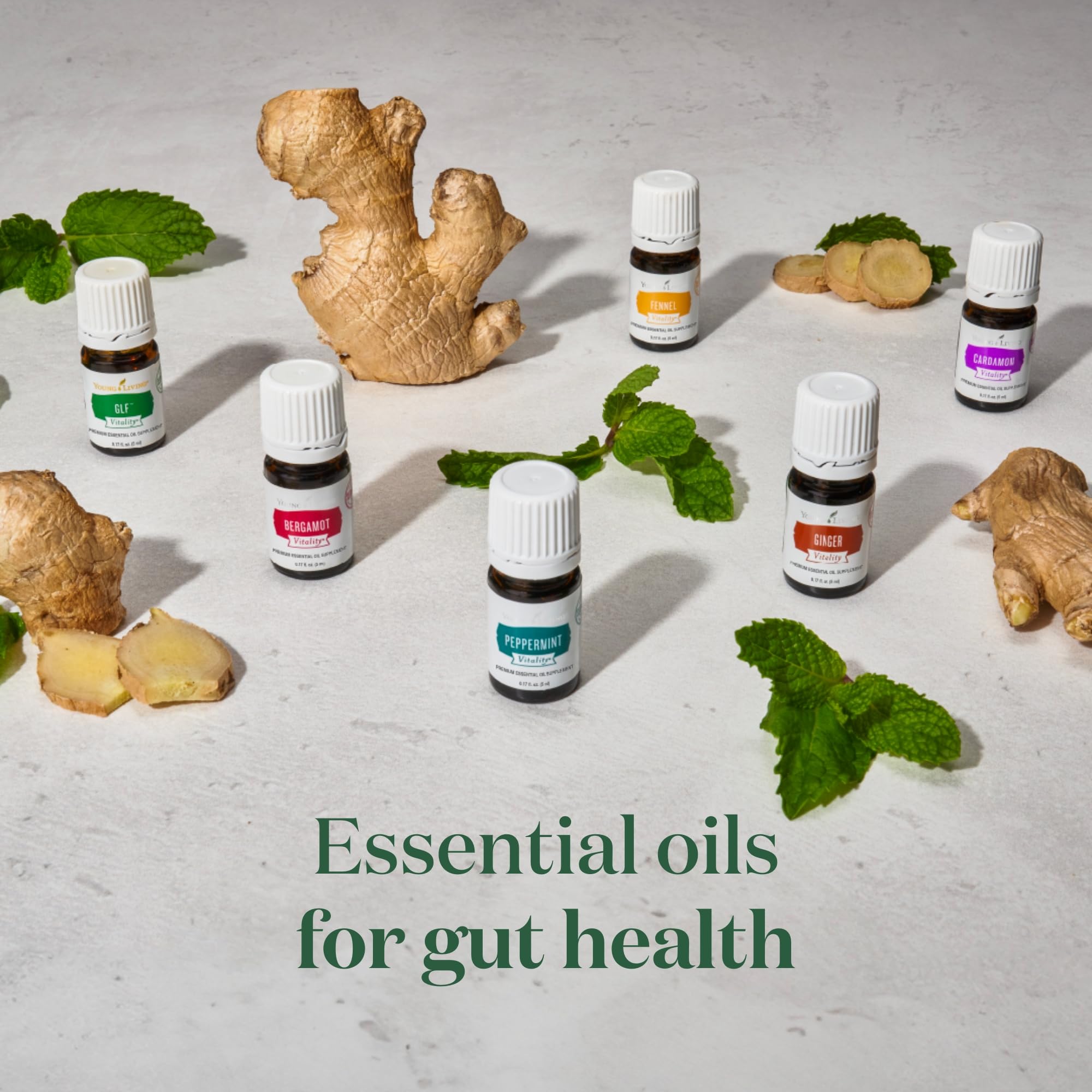 Young Living Peppermint Vitality: envase compacto de 5 ml para llevar