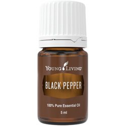Young Living Pimienta Negra Vitalidad: aroma picante para marinadas y platos sabrosos.