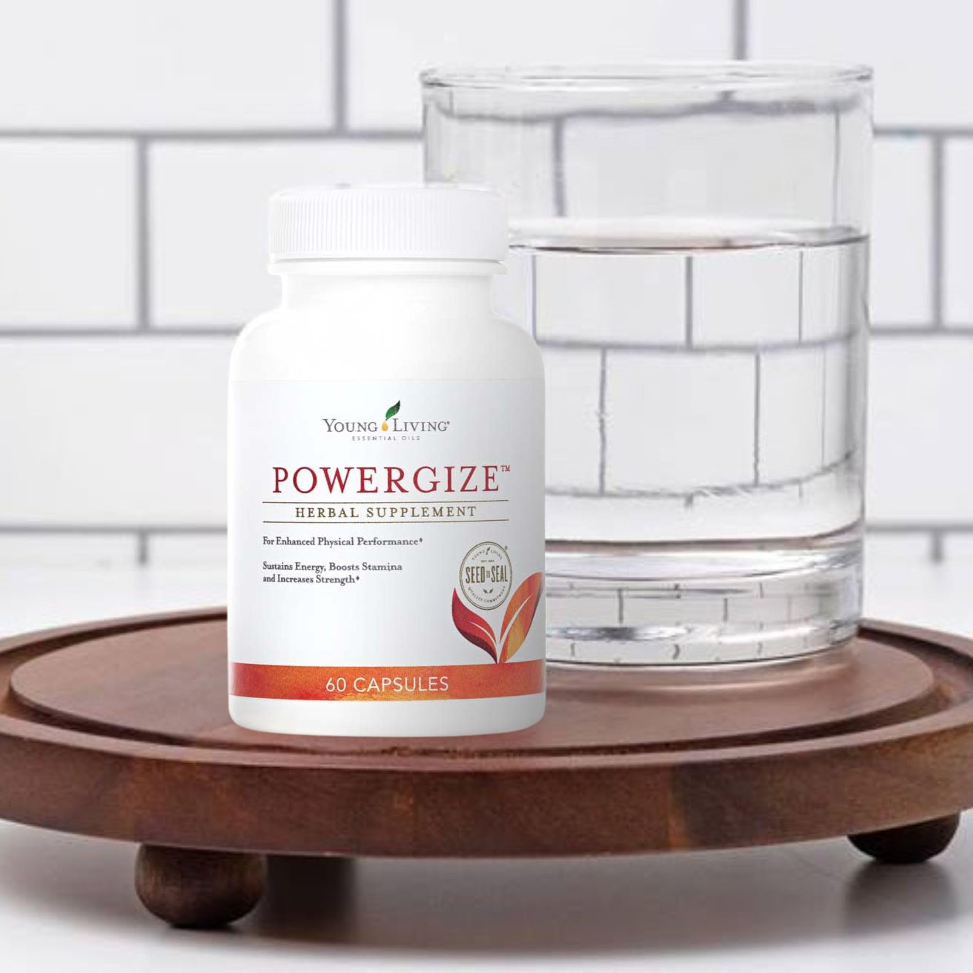 PowerGize de Young Living: empaque en caja para fácil almacenamiento