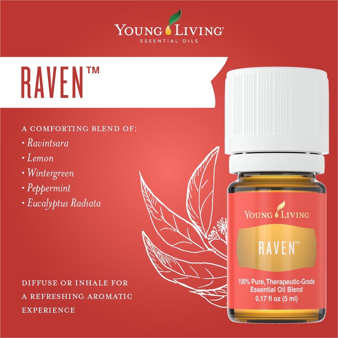 Young Living Raven: uso portátil para viajes y oficina.