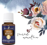 Young Living Sacred Mountain botella 15 ml lista para uso diario.