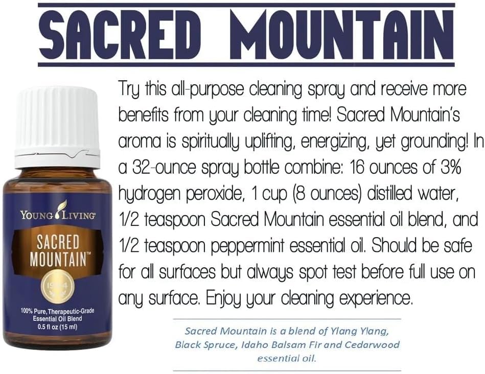 Young Living Sacred Mountain ritual de aromaterapia para relajación.