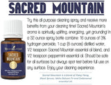 Young Living Sacred Mountain ritual de aromaterapia para relajación.