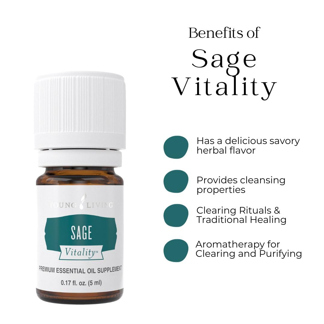 Diffusor con Sage Vitality de Young Living para purificar el ambiente