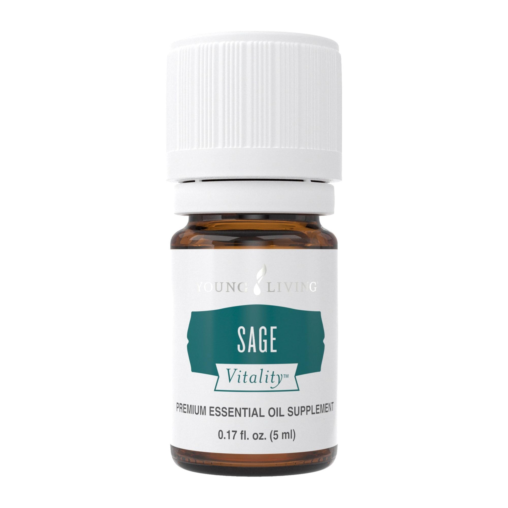 Young Living Sage Vitality frasco de 5 ml listo para uso aromático diario