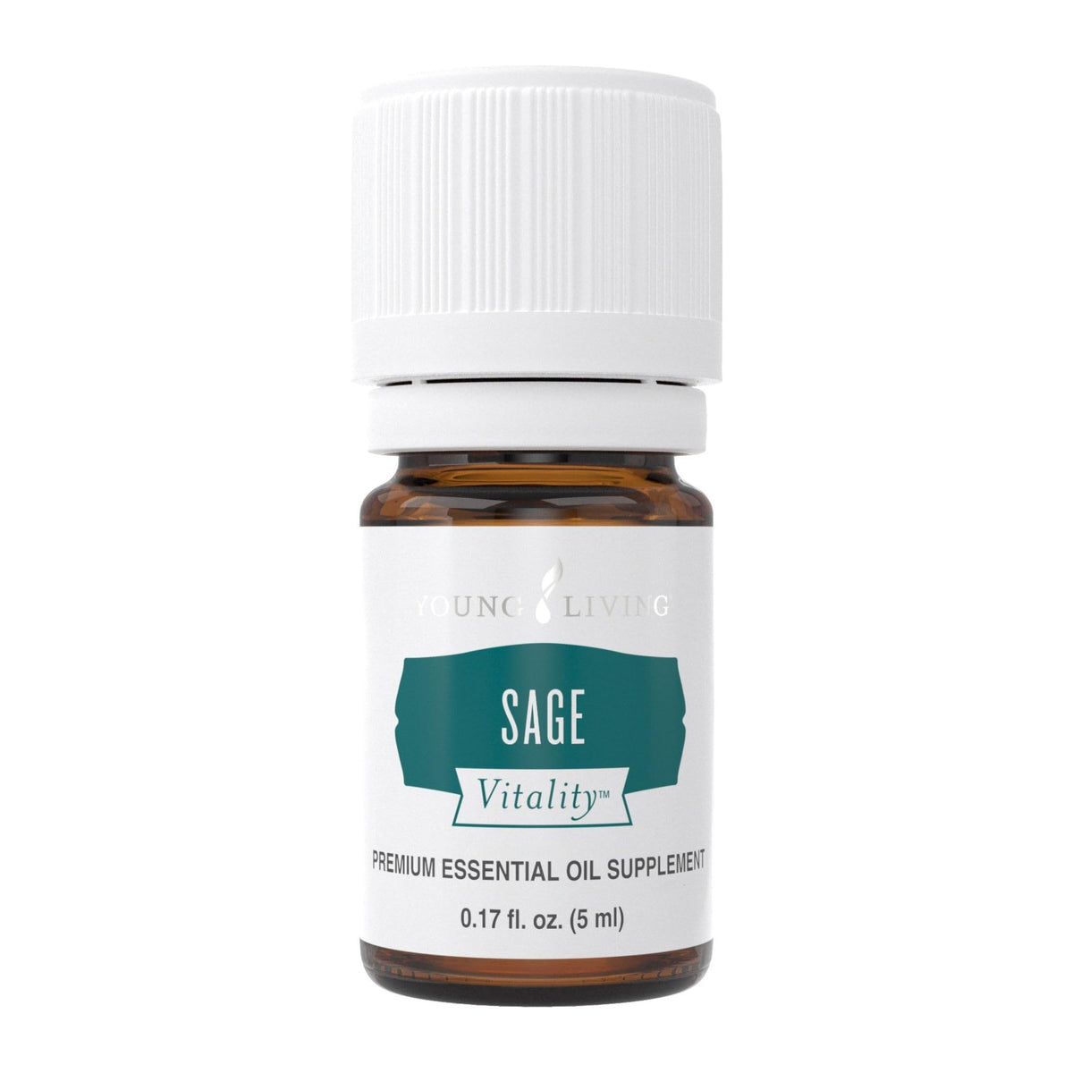 Young Living Sage Vitality frasco de 5 ml listo para uso aromático diario