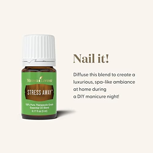 Mezcla Stress Away de Young Living, notas premium de vainilla y lima.