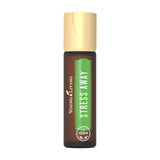 Botella Stress Away de Young Living en formato roll-on para relajación diaria.