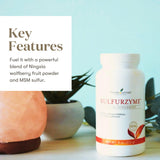 Cuchara medidora de Young Living Sulfurzyme, dosificación sencilla