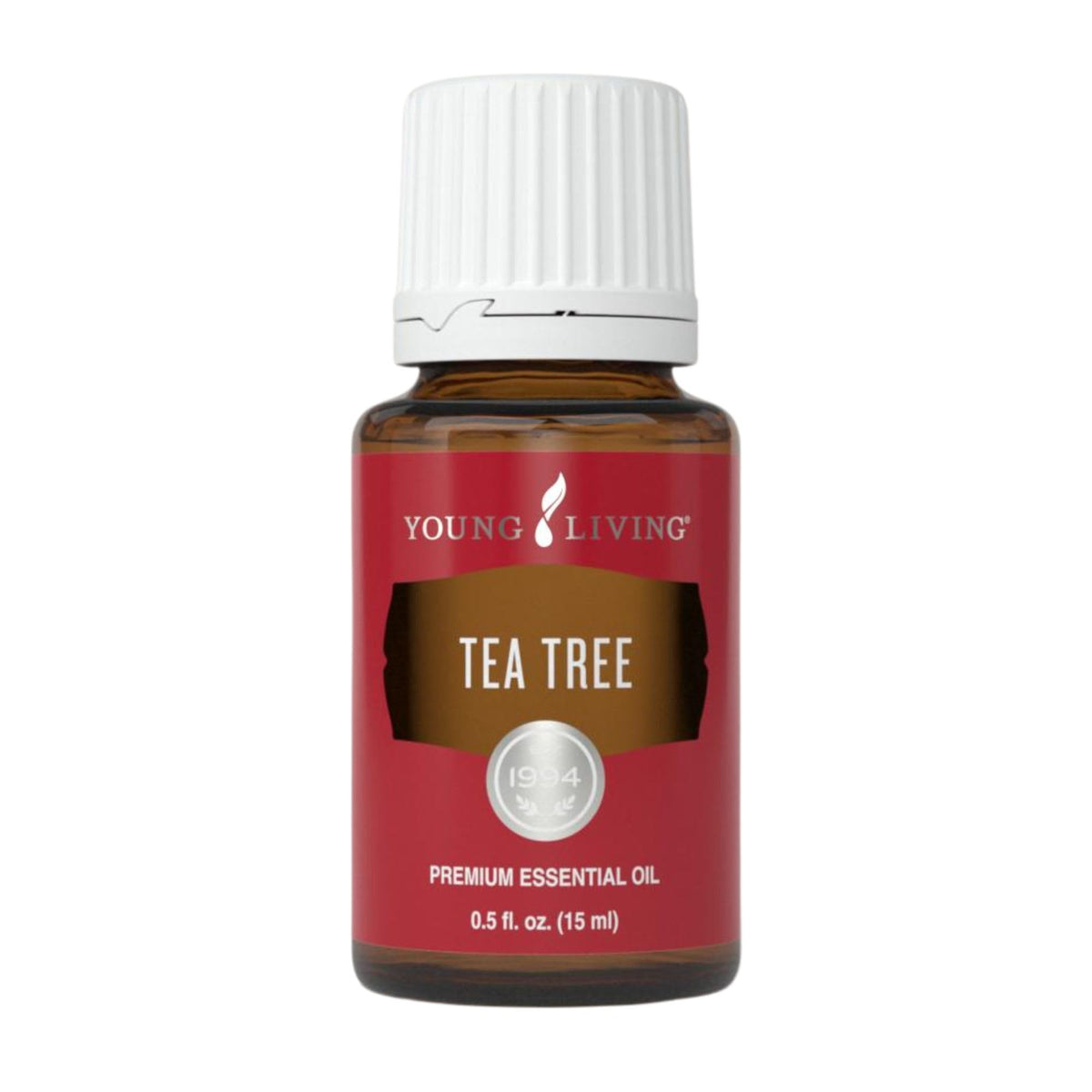 Young Living Tea Tree: botella de aceite para uso tópico y aromaterapia.