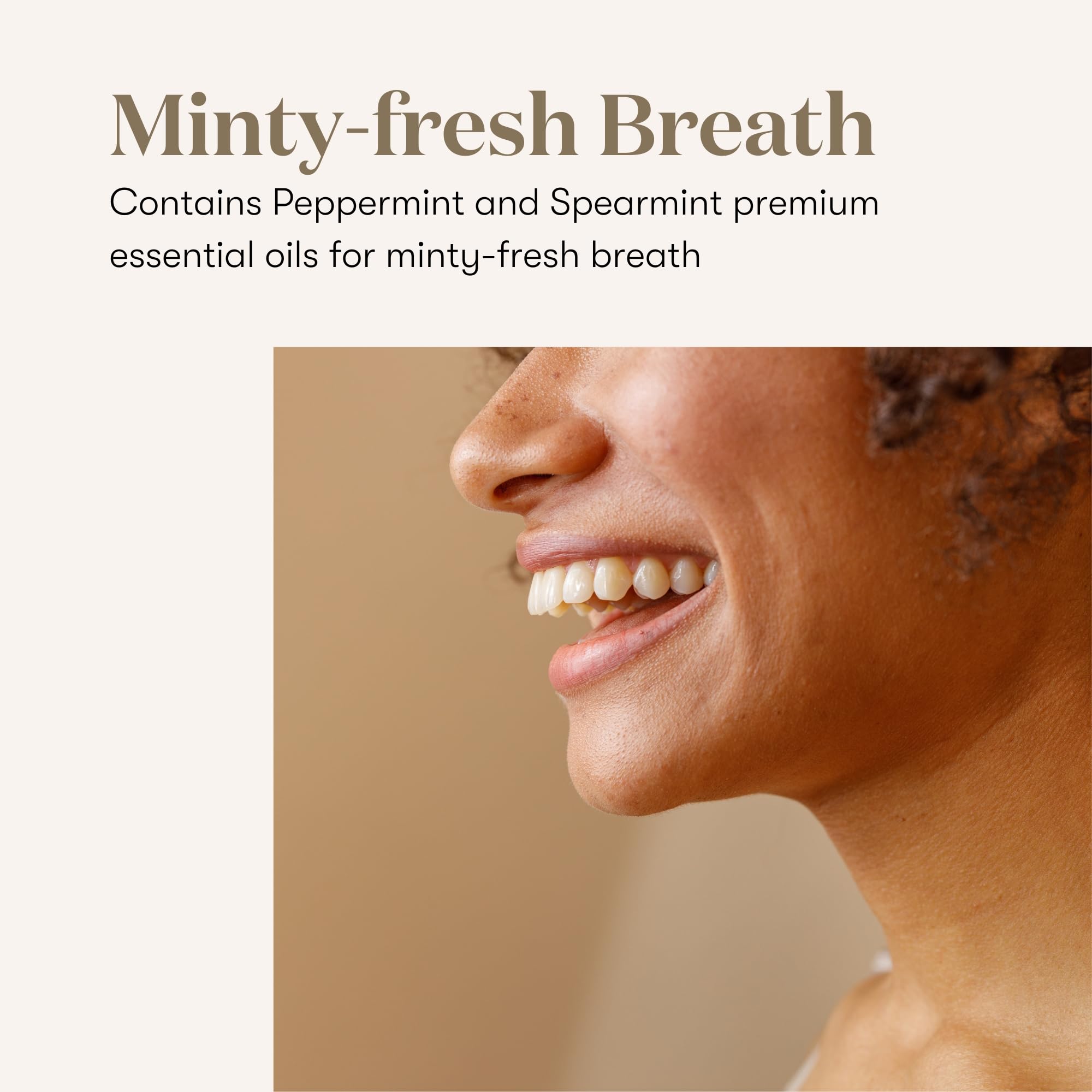 Young Living Thieves Fresh Essence aplicación diaria para higiene bucal suave.