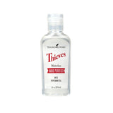 Purificador de manos Young Living Thieves sin agua con aceite de menta para higiene rápida.
