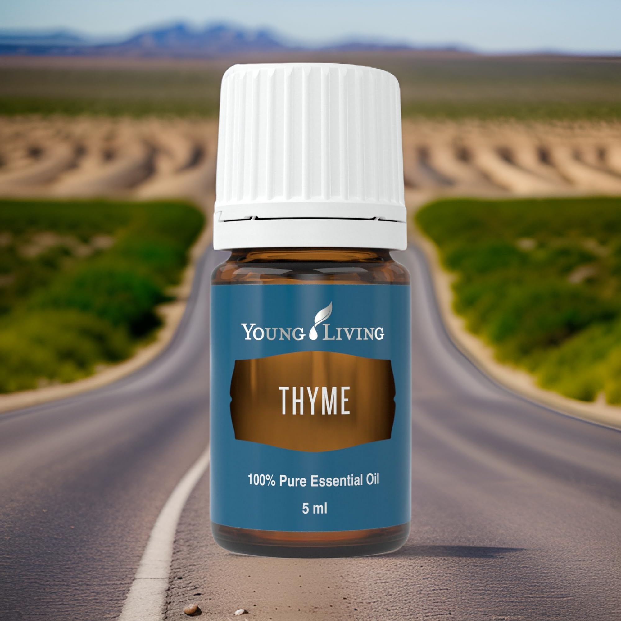 Young Living Tomillo, aceite para masaje con aroma herbáceo suave.