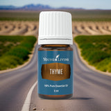 Young Living Tomillo, aceite para masaje con aroma herbáceo suave.