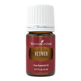 Young Living Vetiver, frasco de 5 ml con aroma terroso para calma