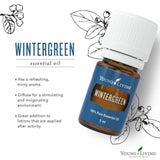 Difusor con Wintergreen de Young Living llenando la habitación con aroma vigorizante