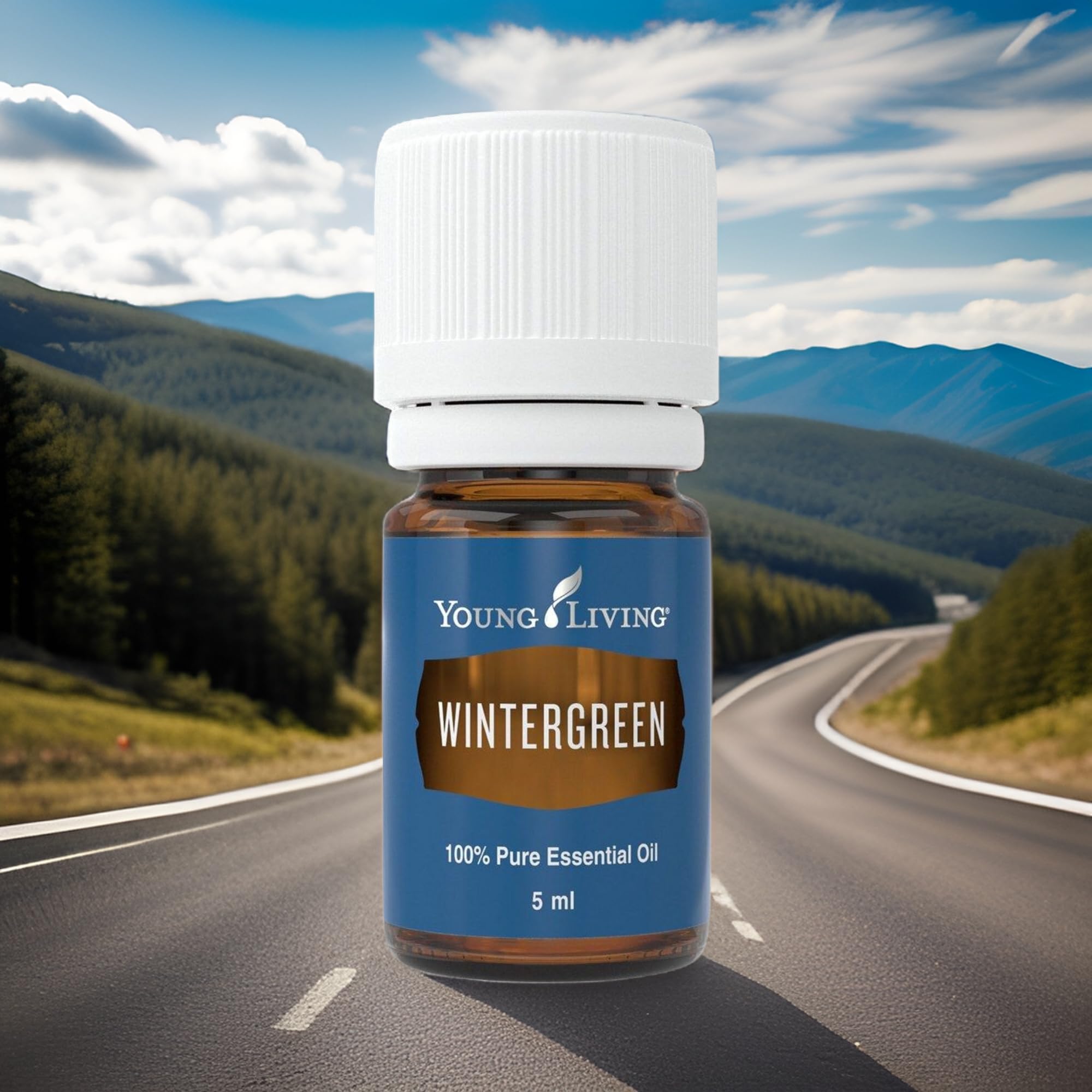 Etiqueta vegana y sin gluten en el envase de Wintergreen