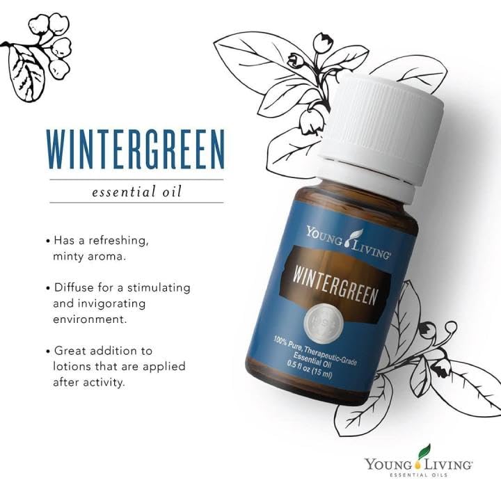 Young Living Wintergreen para masaje relajante tras un día largo