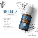 Young Living Wintergreen para masaje relajante tras un día largo