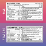 Youngevity Beyond Tangy Tangerine 3.0 Rise & Restore dosis nocturna para descanso.