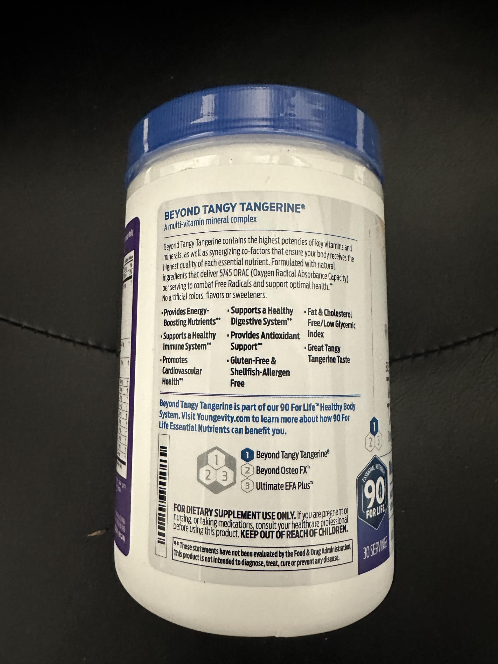 Instrucciones de uso diario de Youngevity BTT Original.