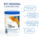 Youngevity Beyond Tangy Tangerine Original con zinc y vitamina C.