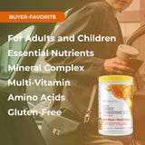 Youngevity BTT25 etiqueta, ideal para conocer ingredientes naturales.