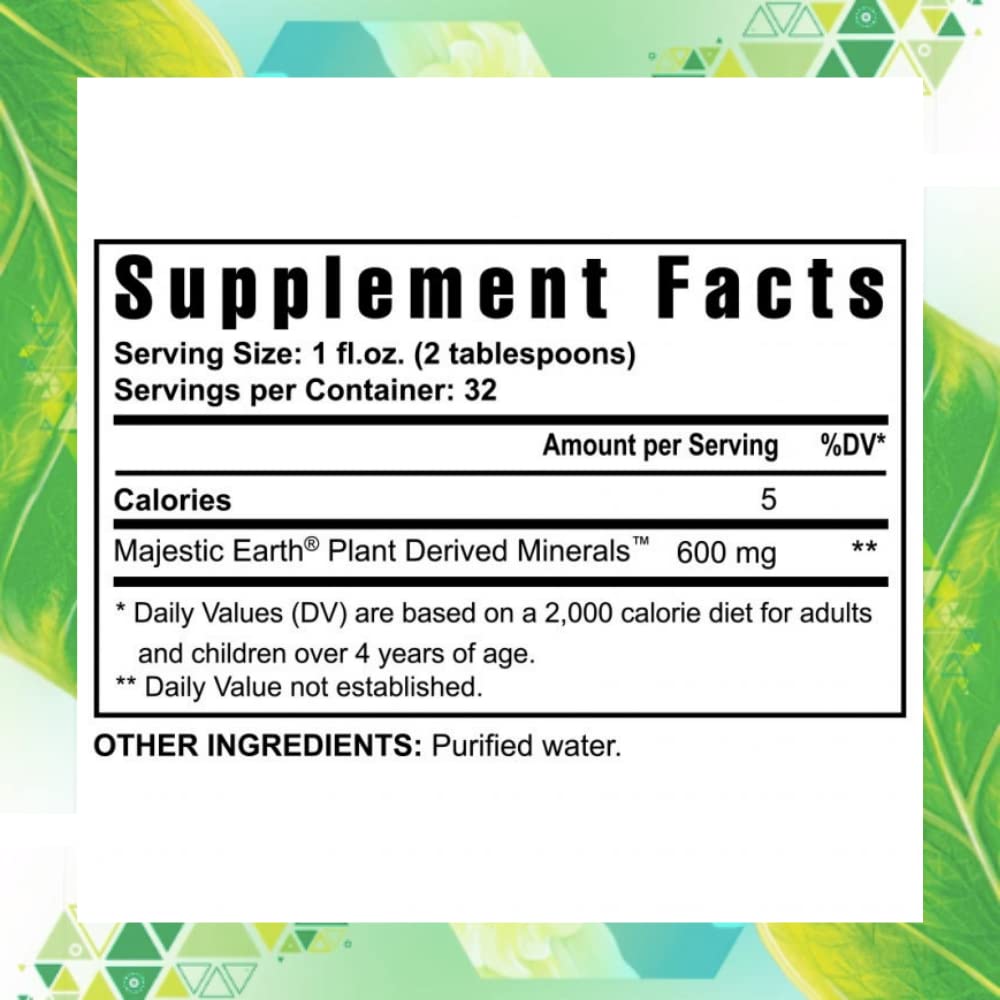 Youngevity Minerales Líquidos Derivados de Plantas – vertido en vaso para uso diario