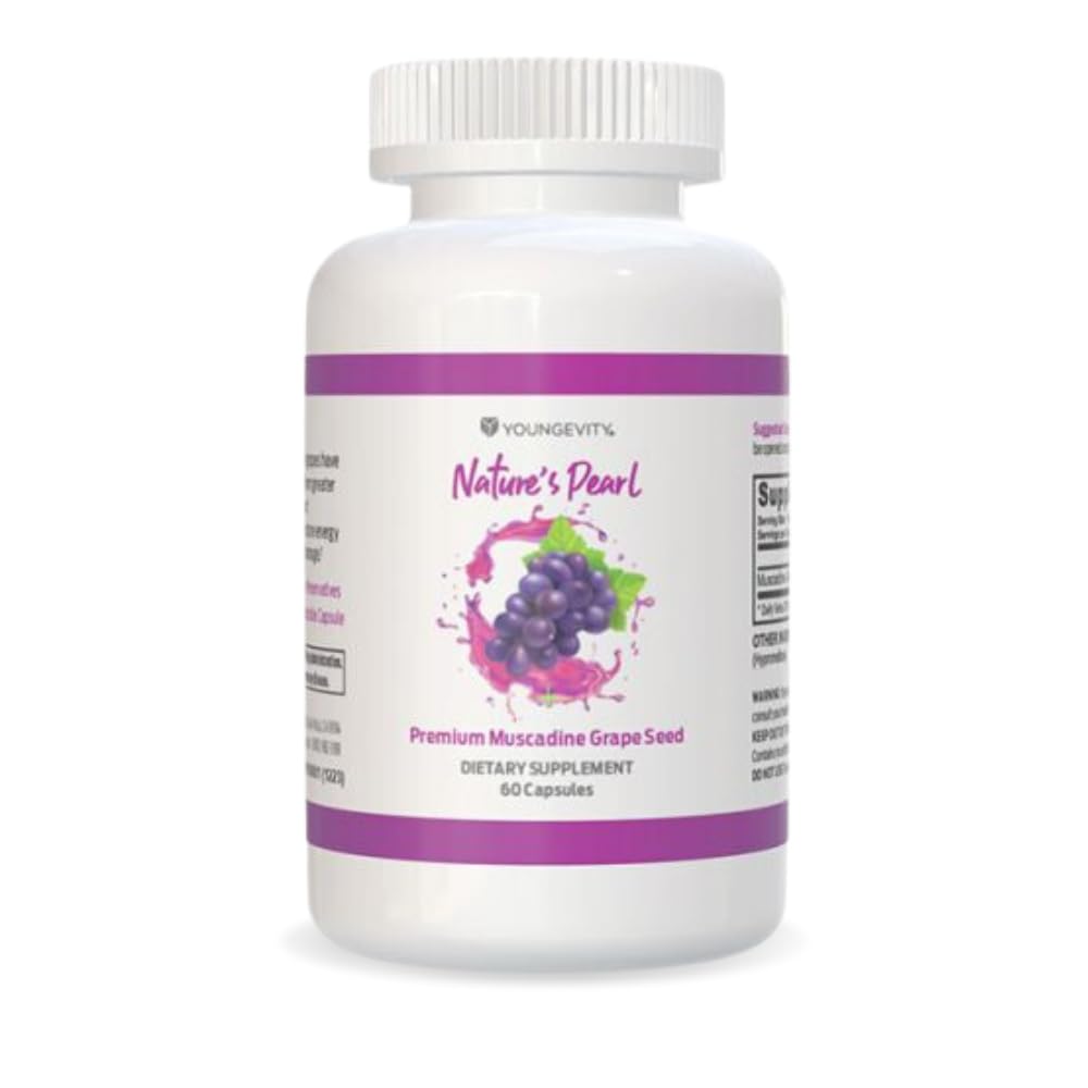 Youngevity Muscadine Seed cápsulas: potencia antioxidante para el bienestar diario.