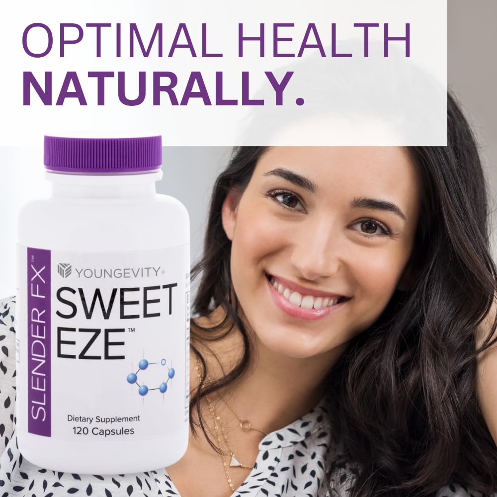 Etiqueta frontal de Youngevity Slender FX Sweet EZE para identificación rápida.