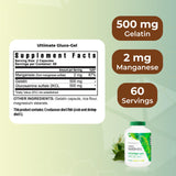 Close-up de capsulas de Youngevity Ultimate Gluco Gel, apoyo articular