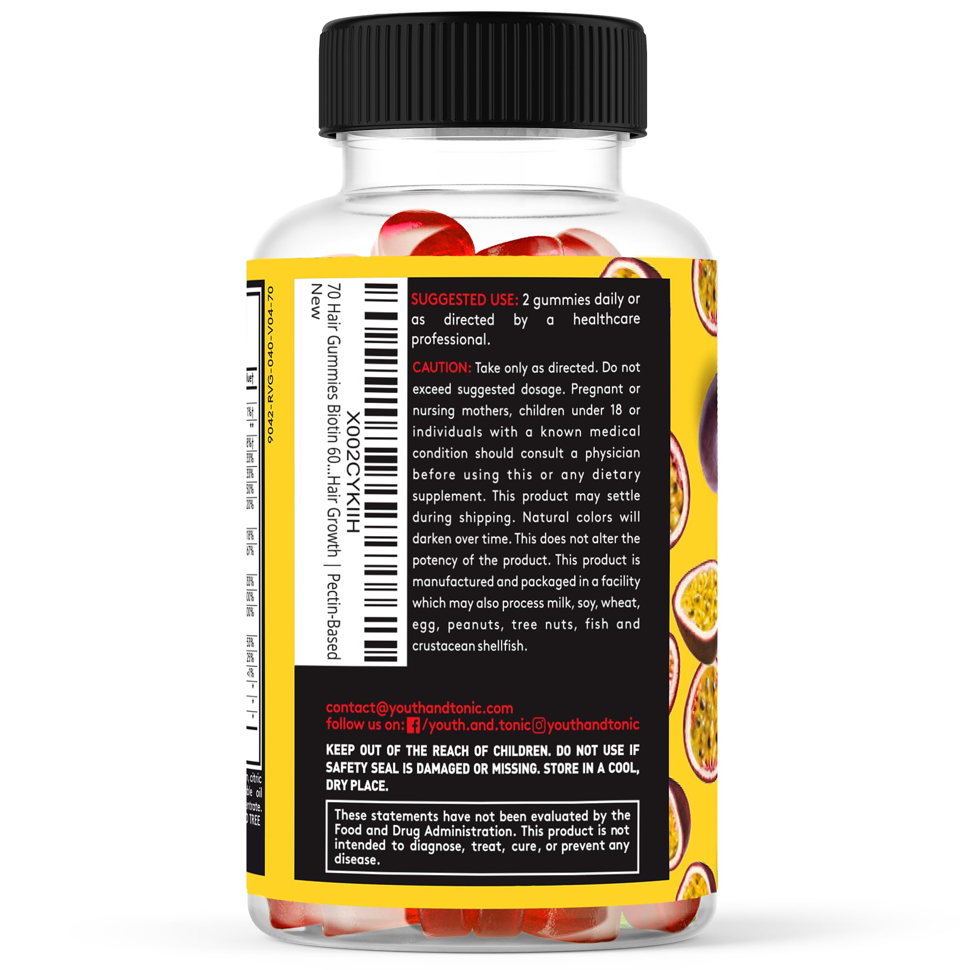 Gominolas Youth & Tonic para salud capilar y uñas.
