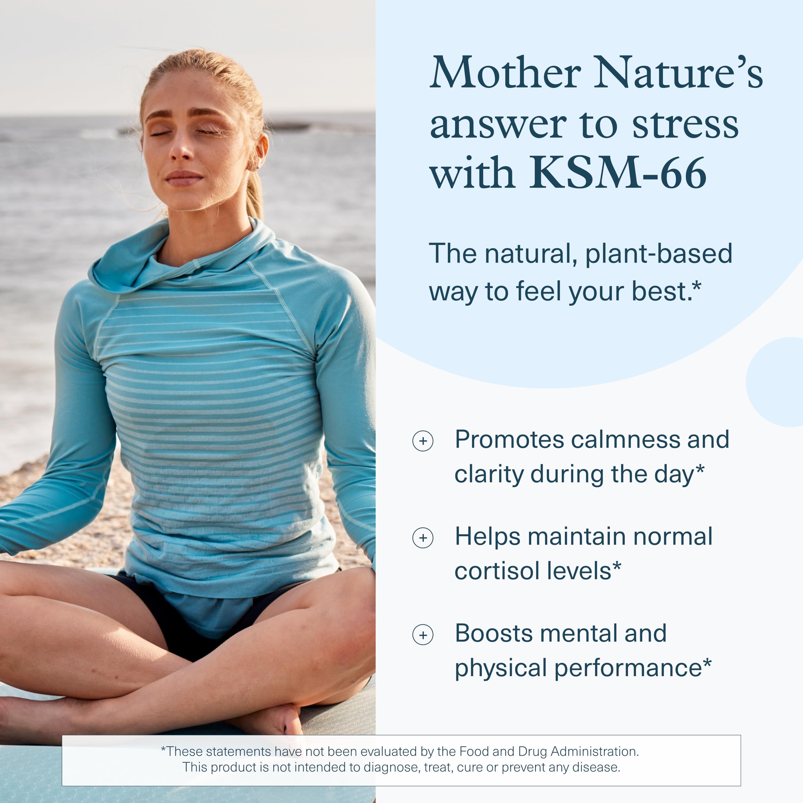 Youtheory Ashwagandha, ingredientes organicos, extracto KSM-66 de alta concentracion
