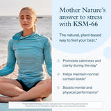 Youtheory Ashwagandha, ingredientes organicos, extracto KSM-66 de alta concentracion