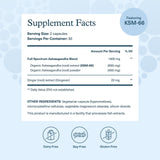Youtheory Ashwagandha con KSM-66 extracto: potencia de la raíz para bienestar.